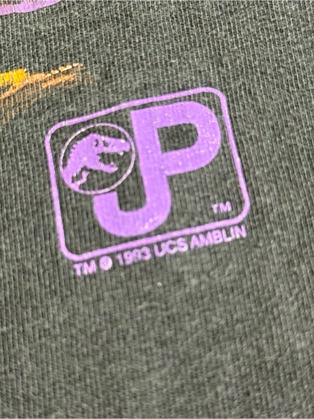 Vintage 1993 Jurassic Park Promotional T-Shirt - Picture 4 of 8